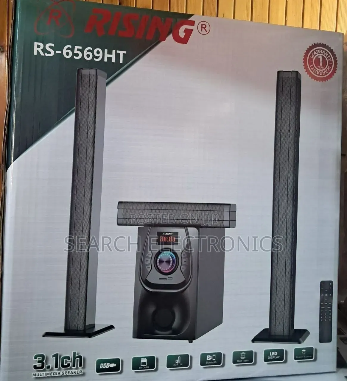Rising 3.1 Ch Home Theater Multimedia Speaker