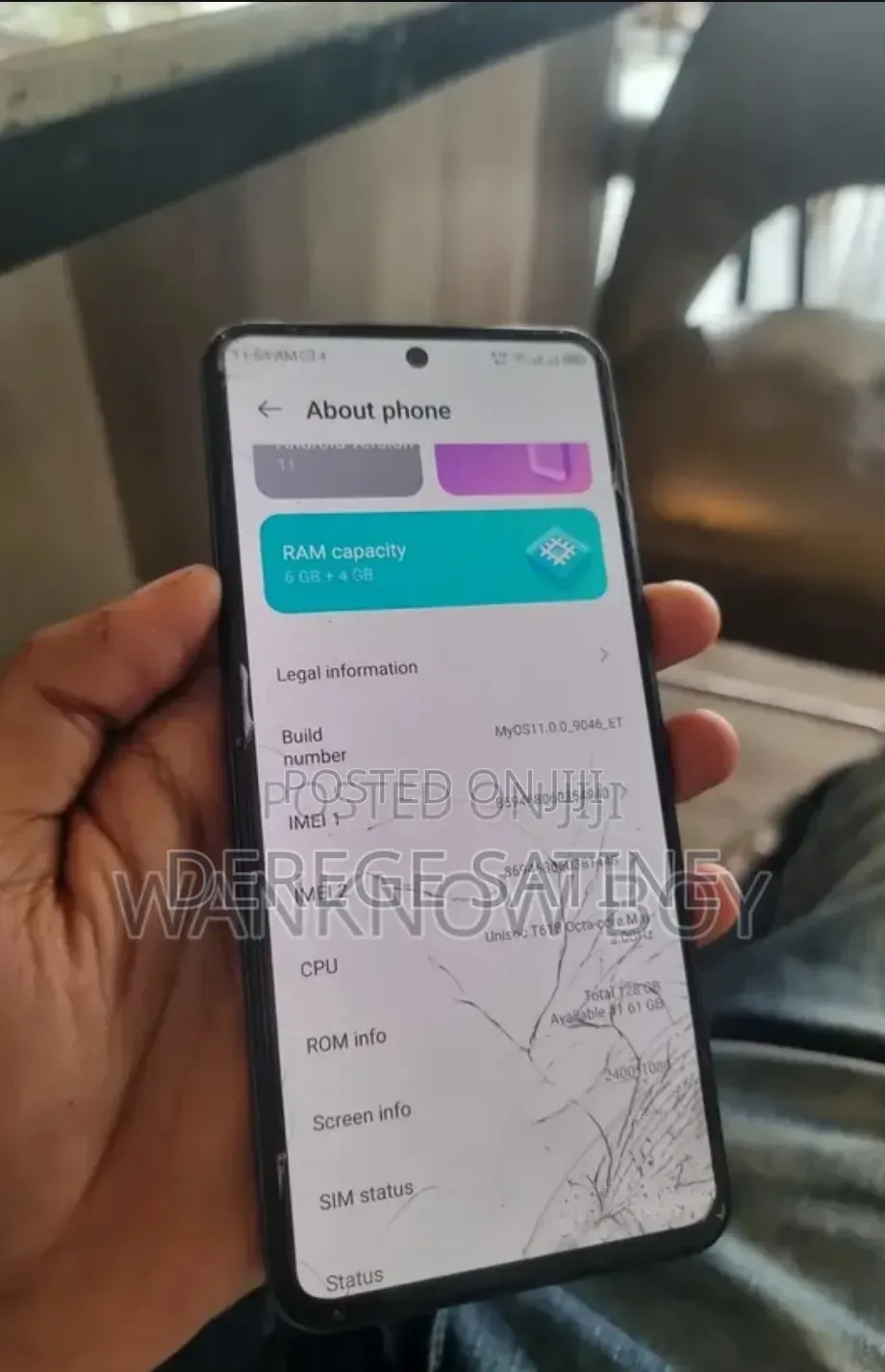 ZTE V40 Pro 128 GB Blue