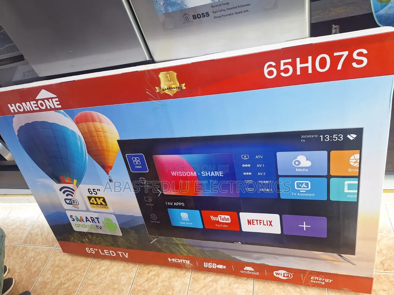 Homeone Smart TV 65 Inche