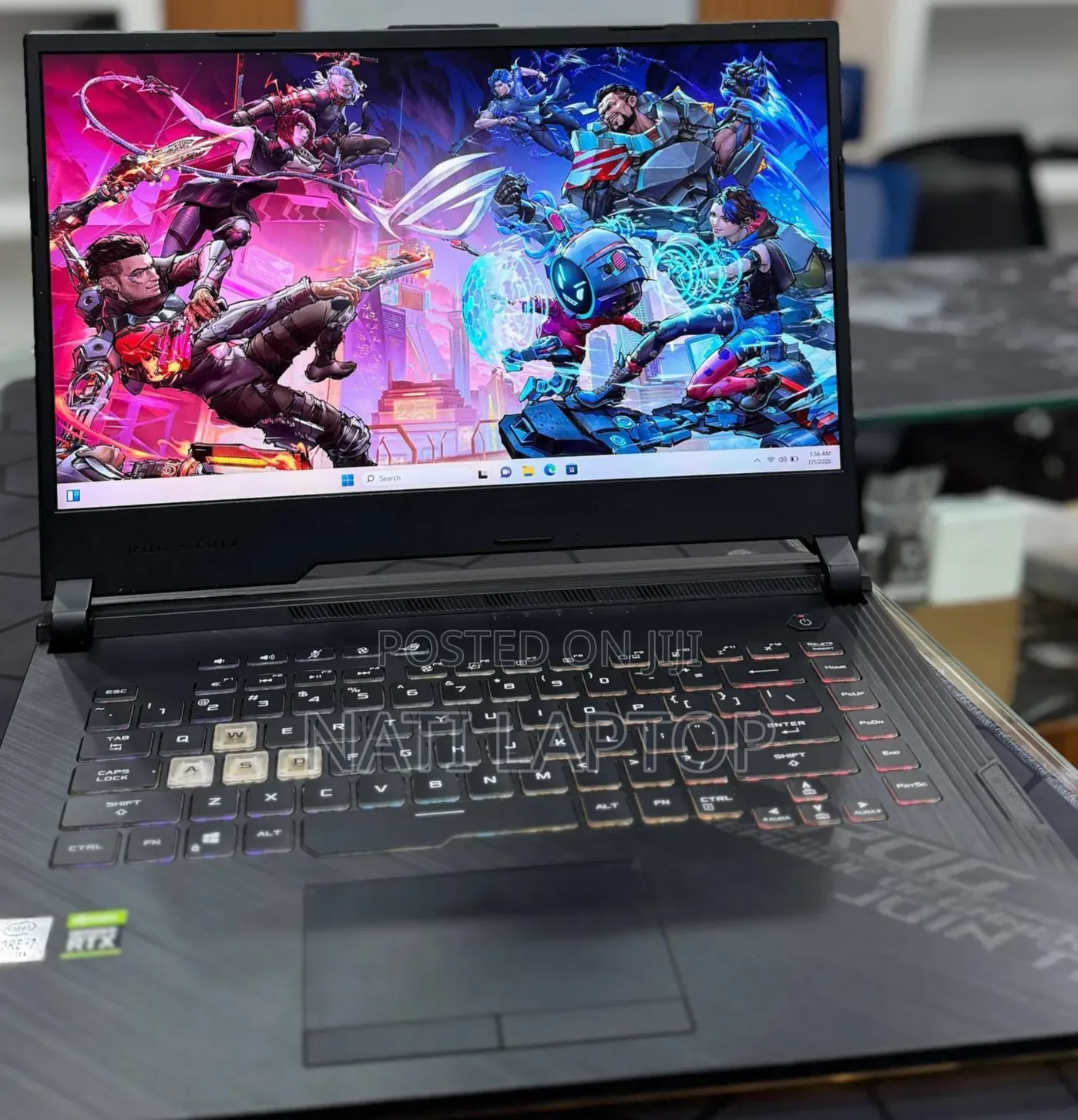 New Laptop Asus ROG Strix G15 8GB Intel Core i7 SSD 512GB