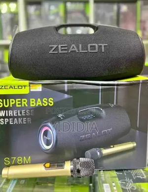 Zealot S78m 120w Karaoke Speaker + Wireless Microphones