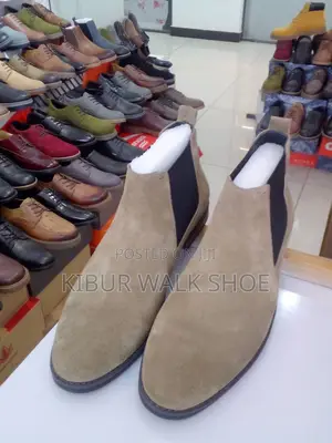 Chelsea Boots የወንዶች ቡትስ ቆዳ ጫማ