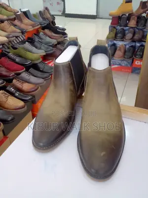 Chelsea Boots የወንዶች ቡትስ ቆዳ ጫማ