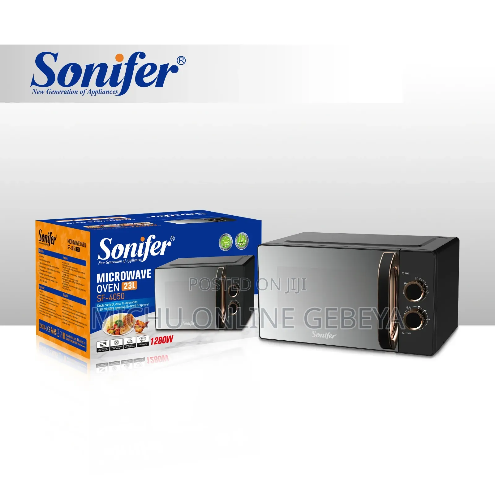 Sonifer Sf-4050 Microwave Oven 23 Liters-1280w/ Free Delivery