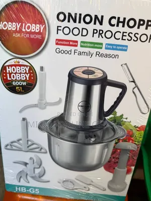 Hobby Lobby Onion Meat Hopper/5 Liter 6+2 Blades/ Free Delivery