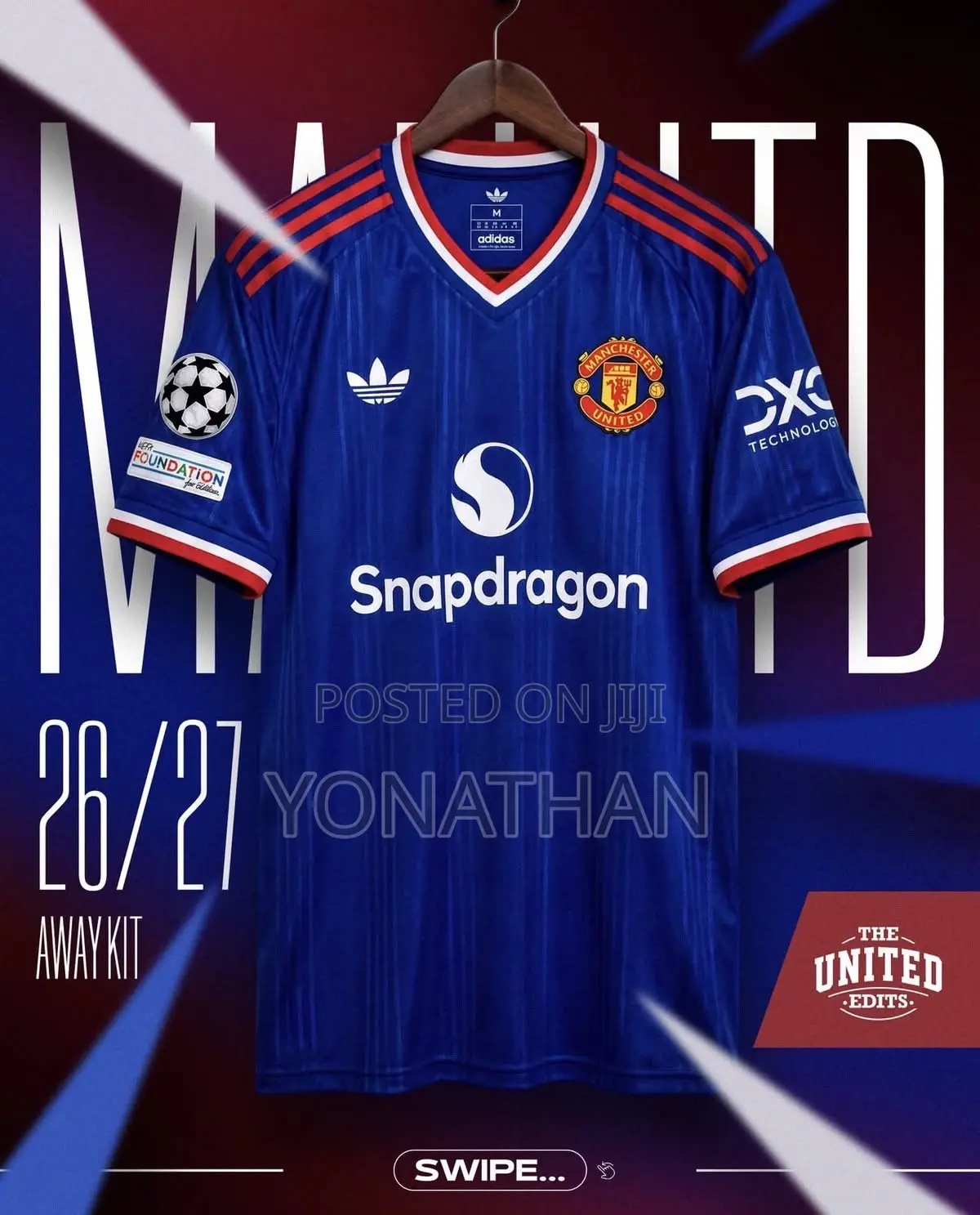 Manchester United Away 2026/27 Jersey