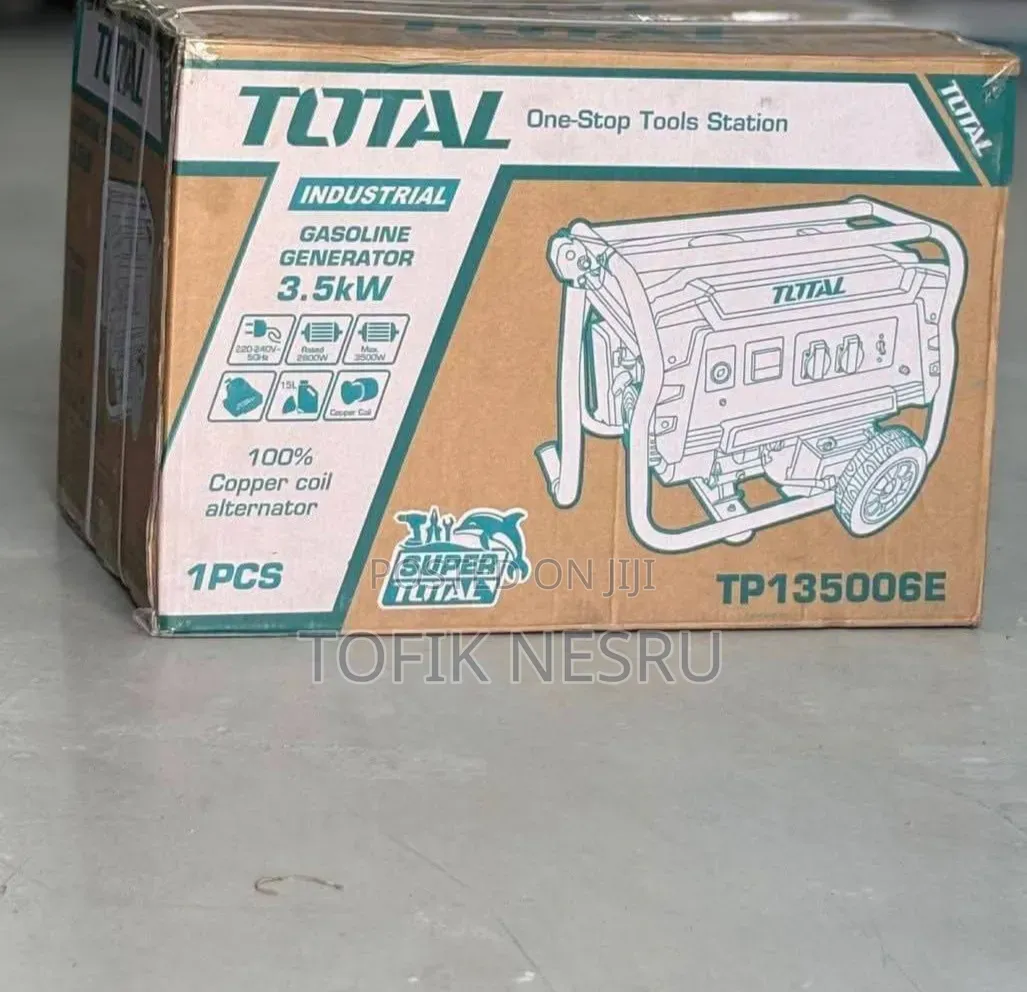 Total Gassolin Silent Generator 3.5kw 220-240v