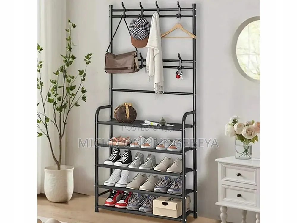 ትልቁ Size 5Layer Multifunctional Shoe and Hat Rack/ Free Delivery