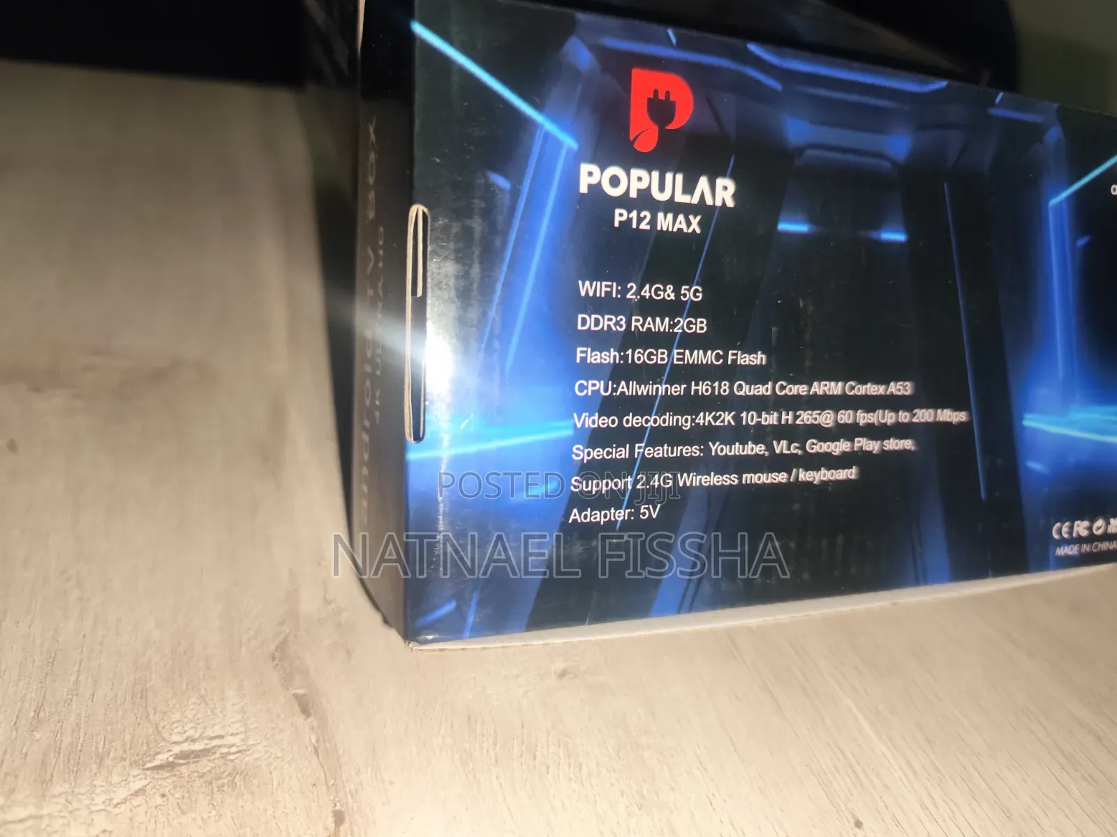 POPULAR P12Max Android TV Box