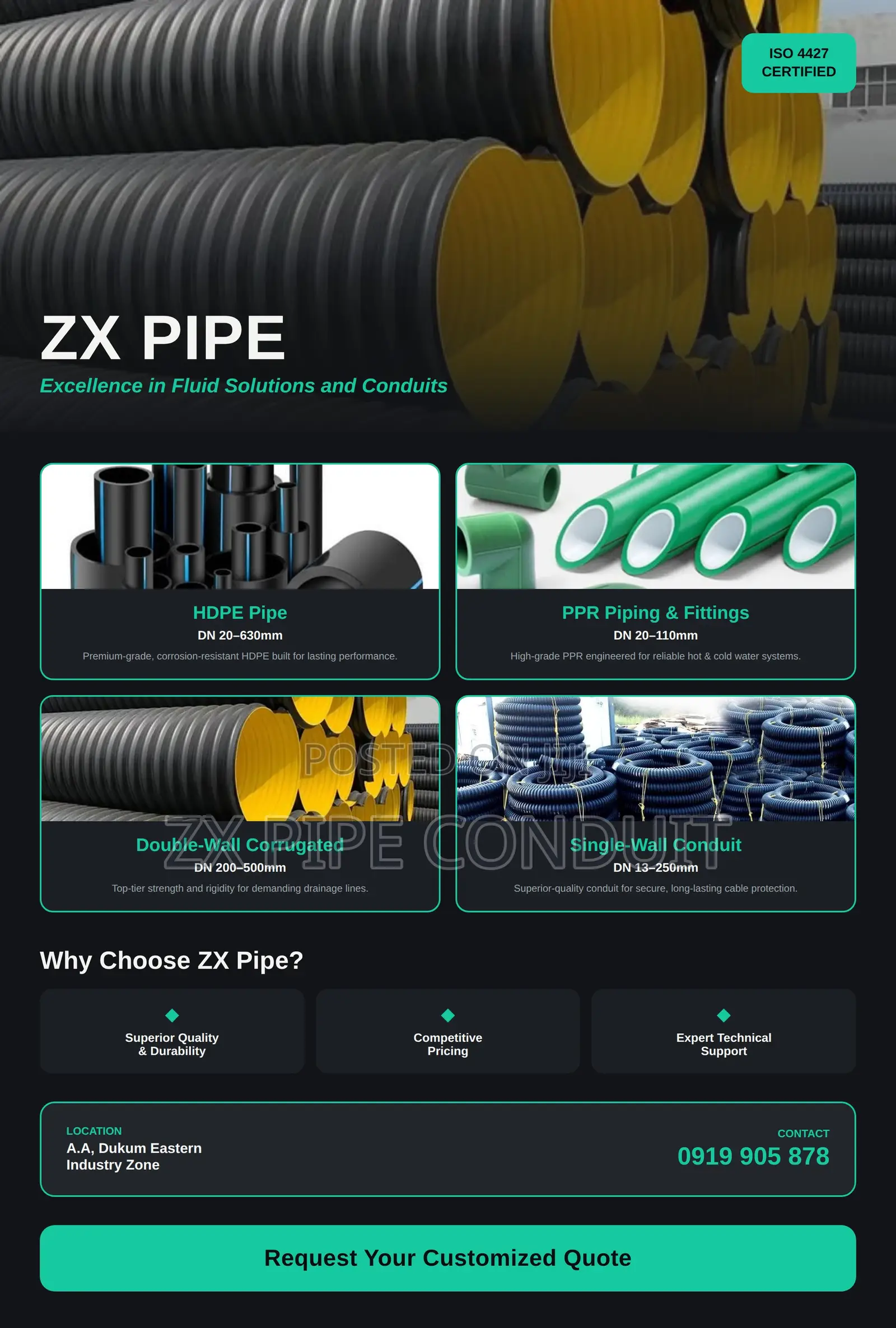 ZX BEST Pipe Manufacturer - Electrical Conduit PVC Pipes