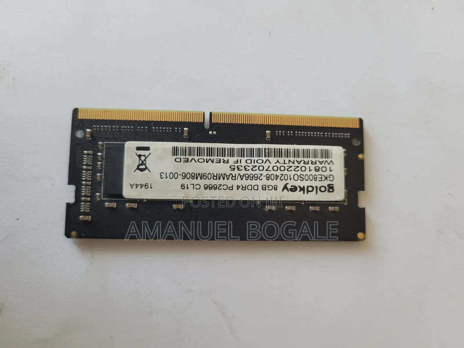 8gb Ddr4 Goldkey 2666hz Ram