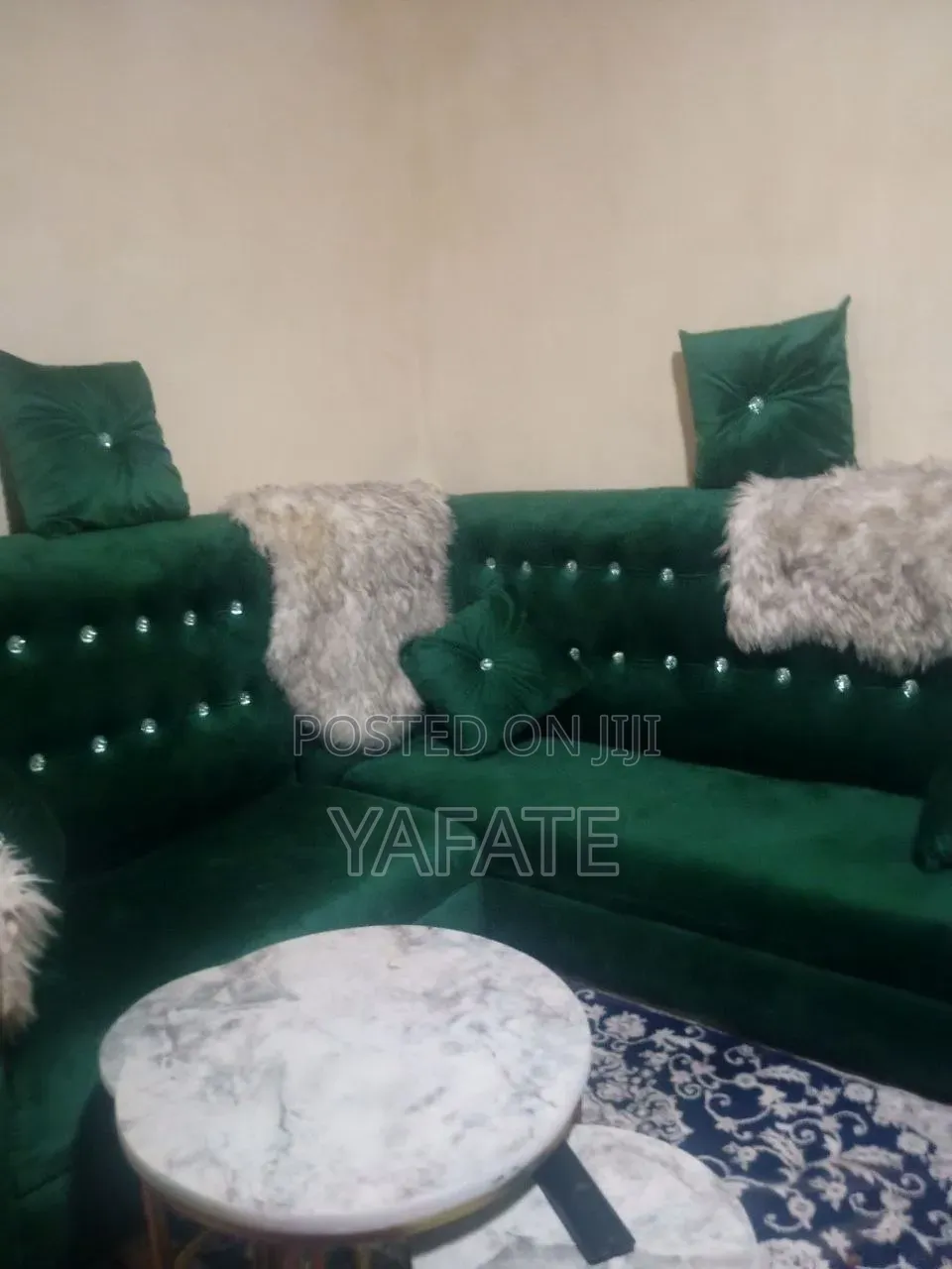 Couch (ሶፋ) With Additional 2 Comfy Chairs