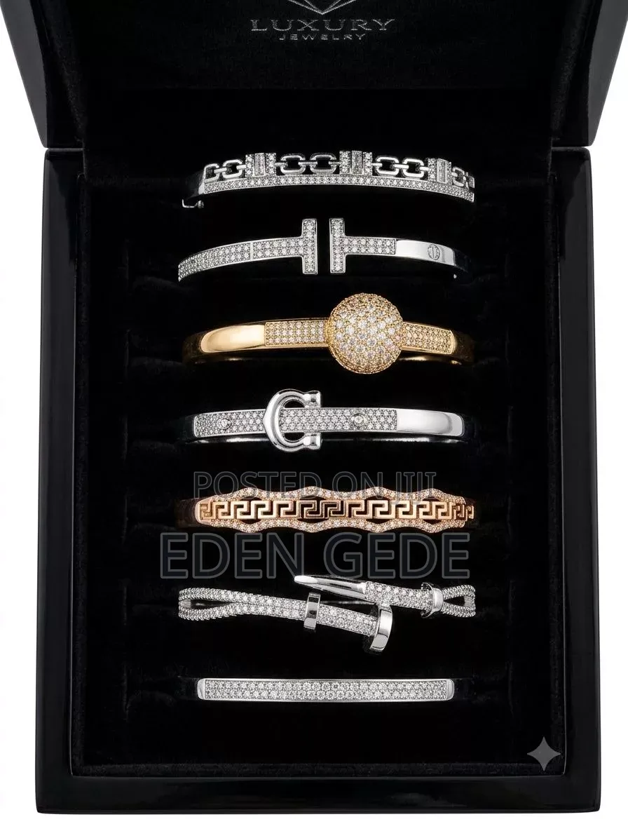 Gold and Silver Braclets