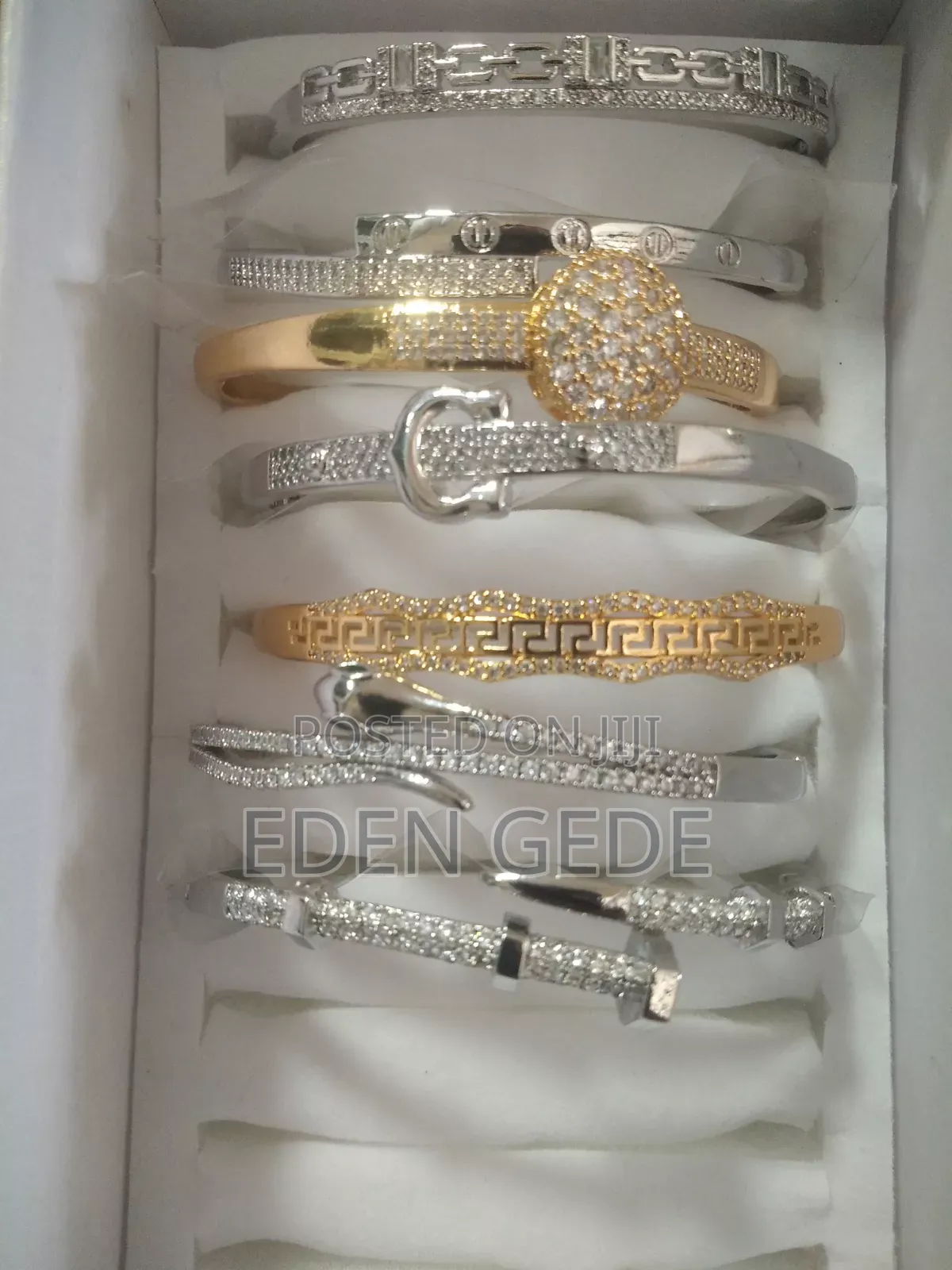 Gold and Silver Braclets