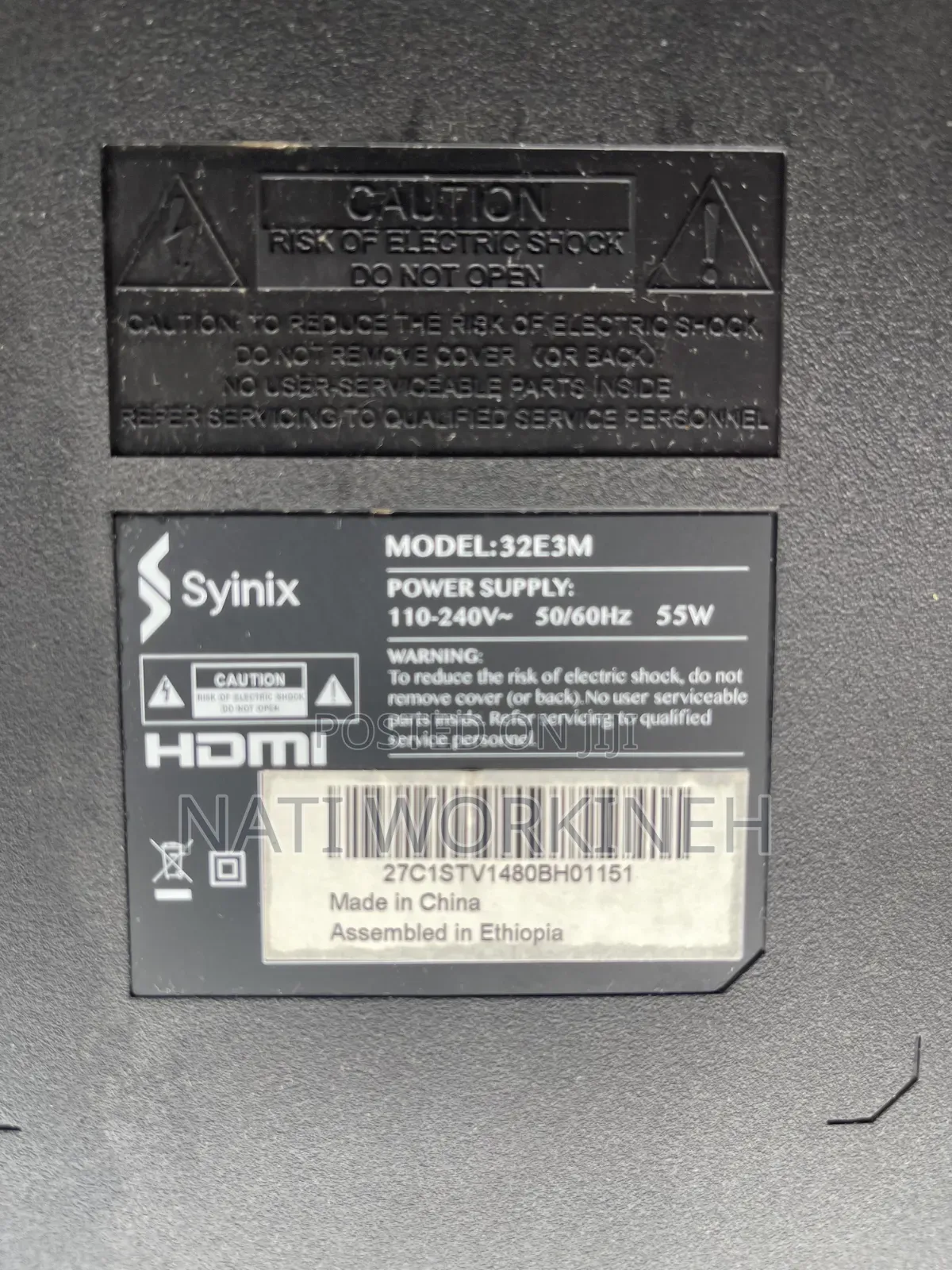 Synix TV 32 Inch