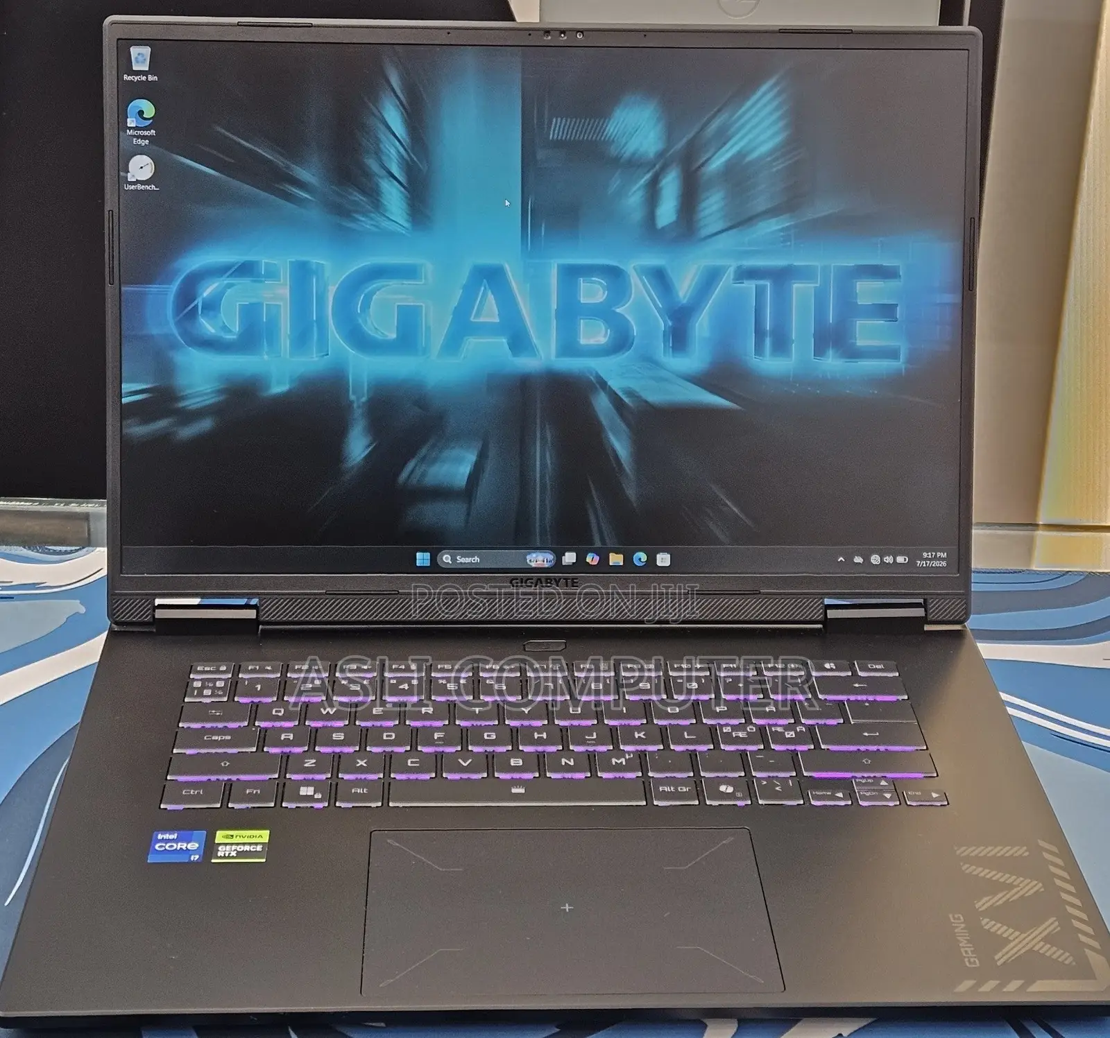 New Laptop Gigabyte GAMING A16 16GB Intel Core i7 SSD 1T