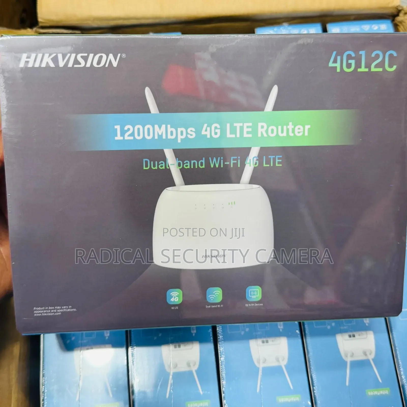 Hikvision 4G LTE WiFi Router 1200Mbps Dual Band SIM Router – 4G12C