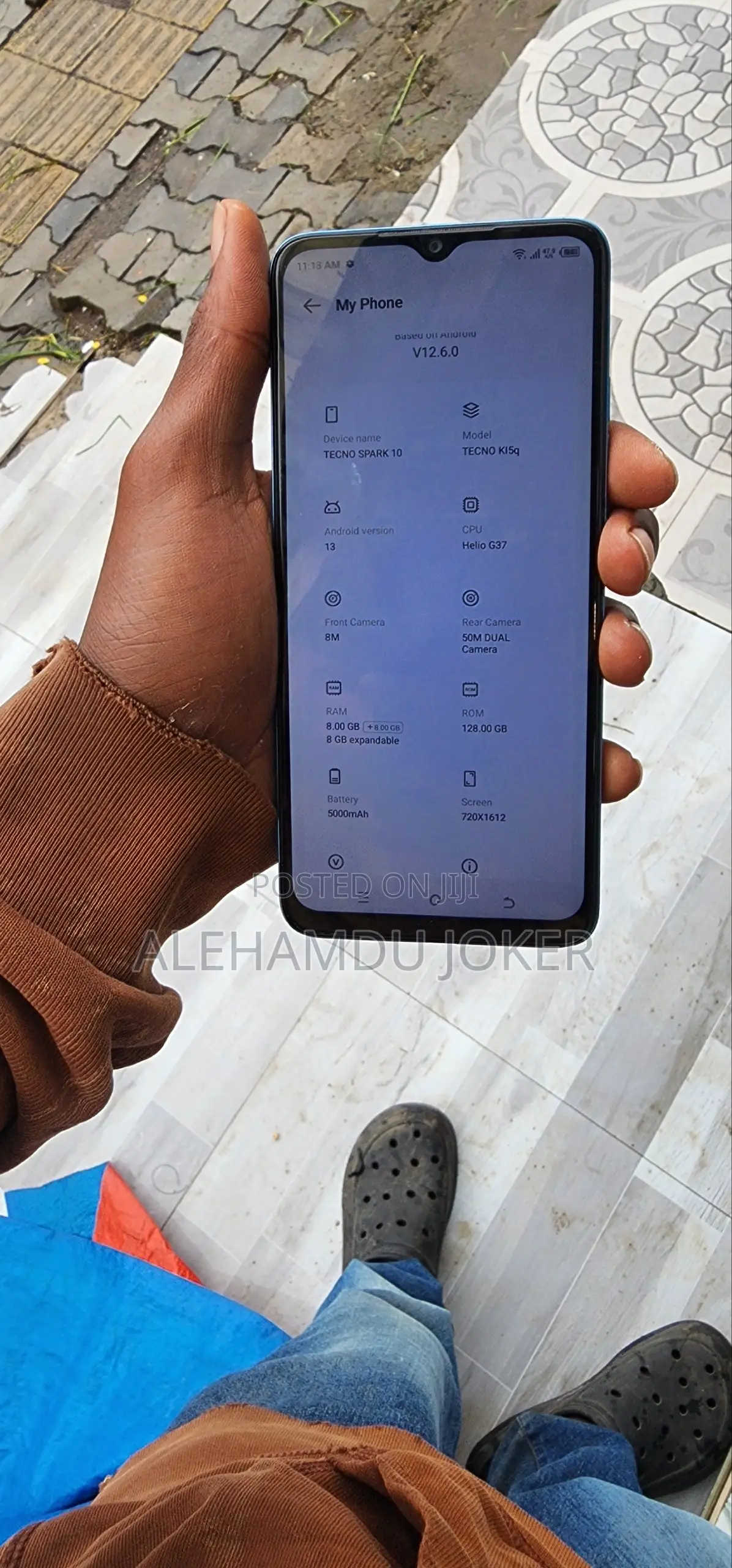 Tecno Spark 10 128 GB Blue