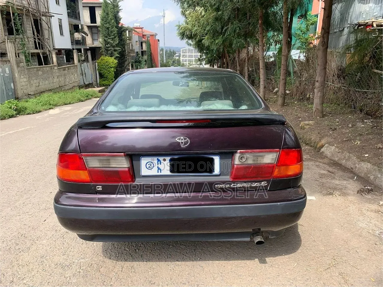 Toyota Carina E 1994 Burgundy