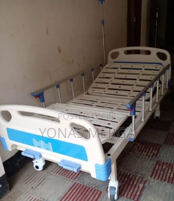 Hospital Bed宏允2 Crank Hospital Medical Bed勺勺for Long-Term Patient
