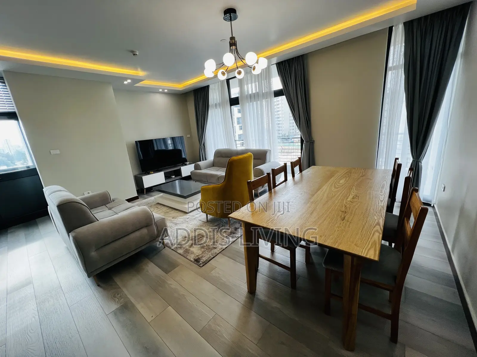 Furnished 2bdrm Apartment in Bole for rent
