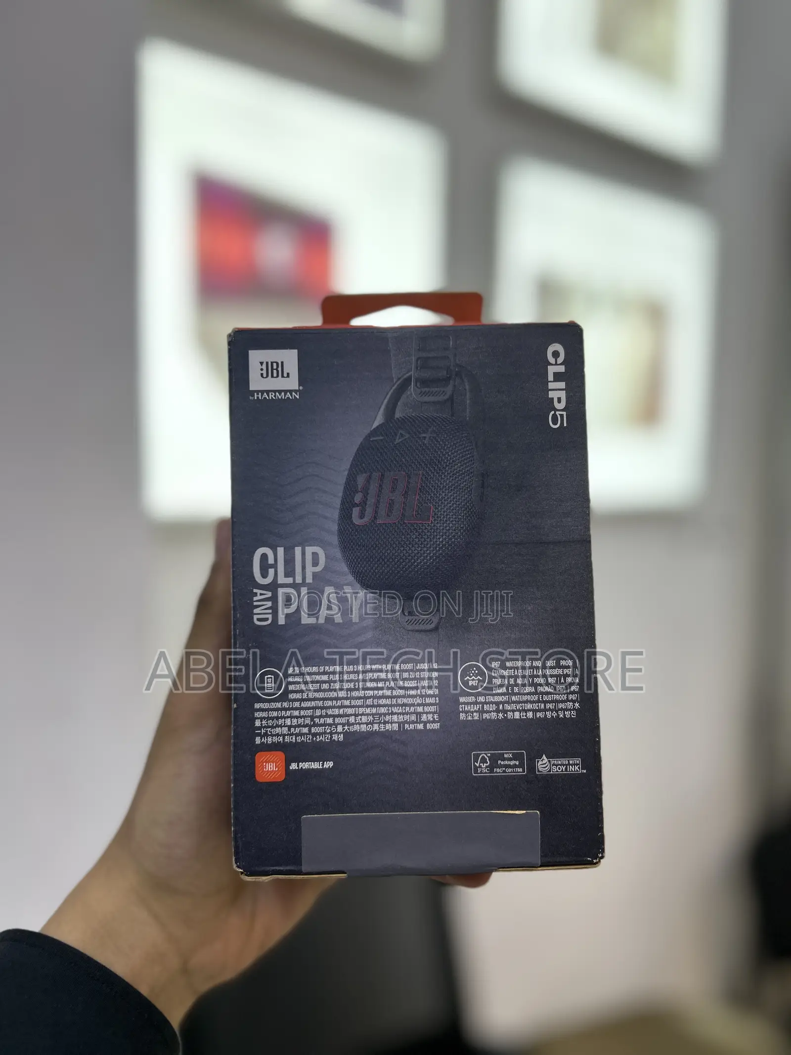 JBL Clip 5 Portable Bluetooth Speaker