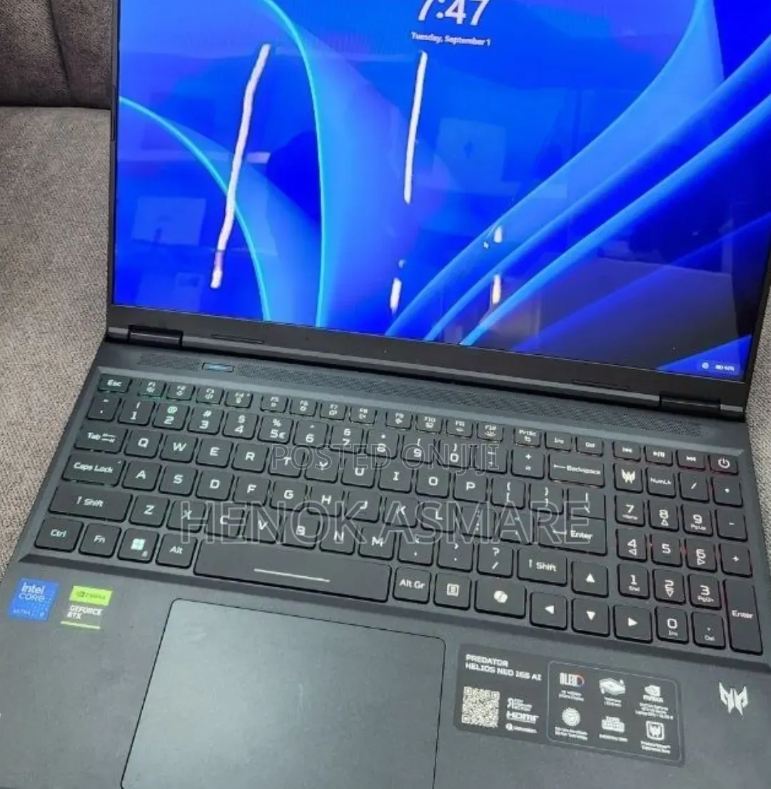 New Laptop Acer Predator Helios Neo 16 32GB Intel Core Ultra 9 SSD 1T