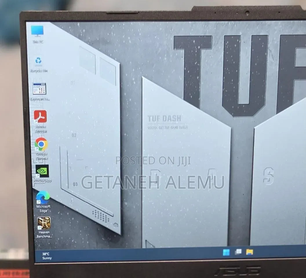 New Laptop Asus TUF Gaming A15 16GB Intel Core i7 SSD 512GB