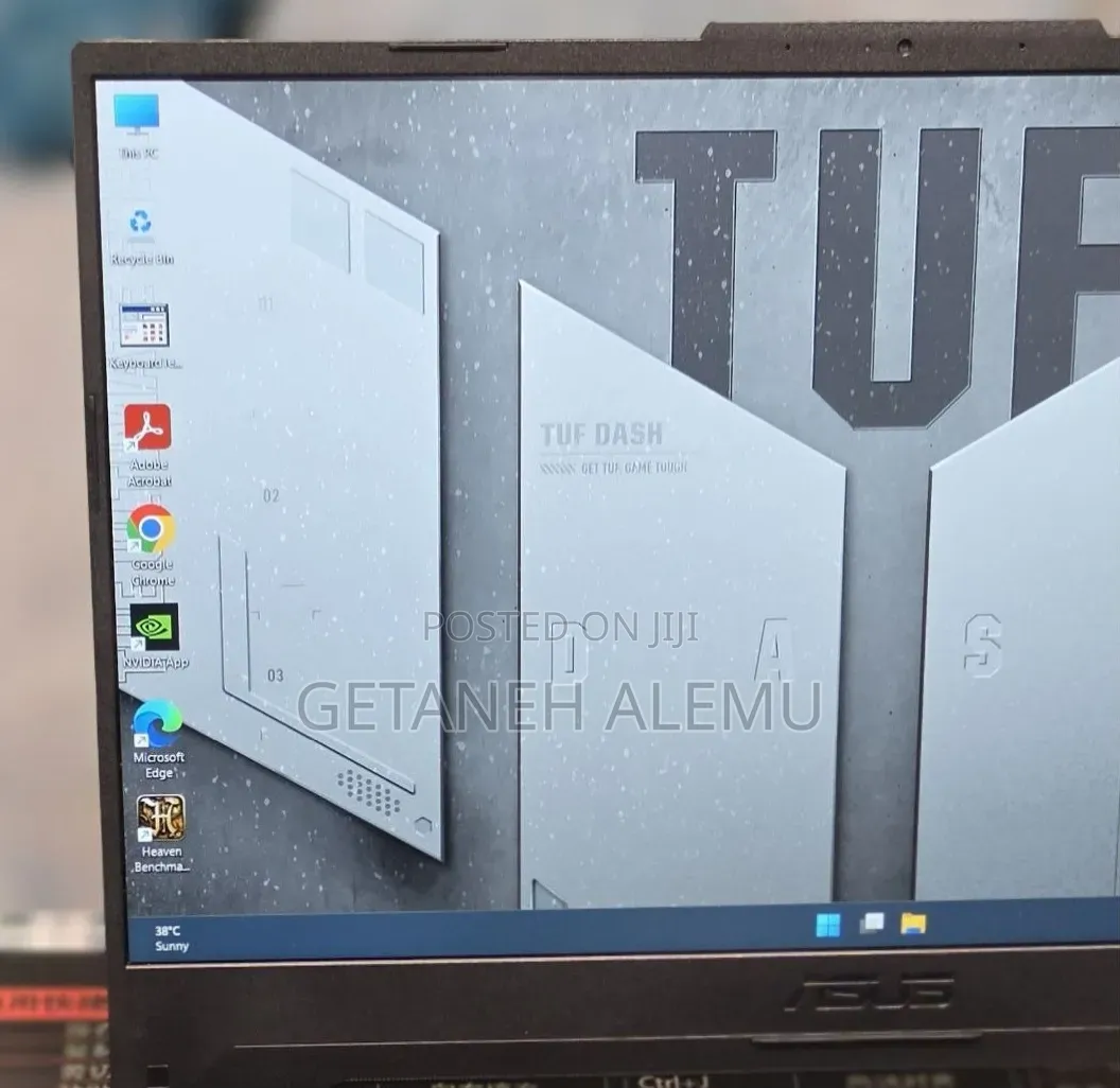 New Laptop Asus TUF Gaming A15 16GB Intel Core i7 SSD 512GB