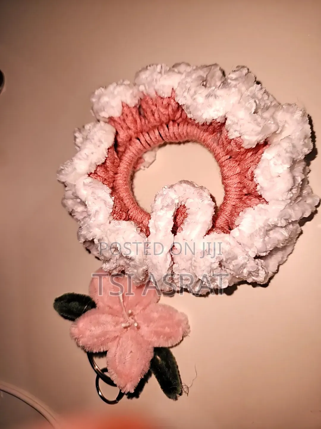 Handmade Keychain and Scrunchie From ENKUSERA