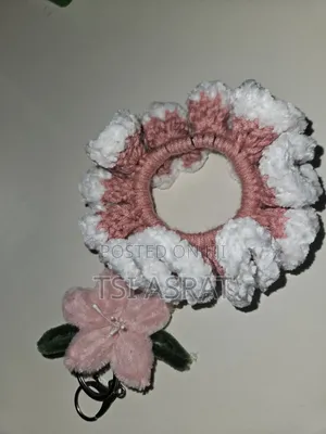 Handmade Keychain and Scrunchie From ENKUSERA