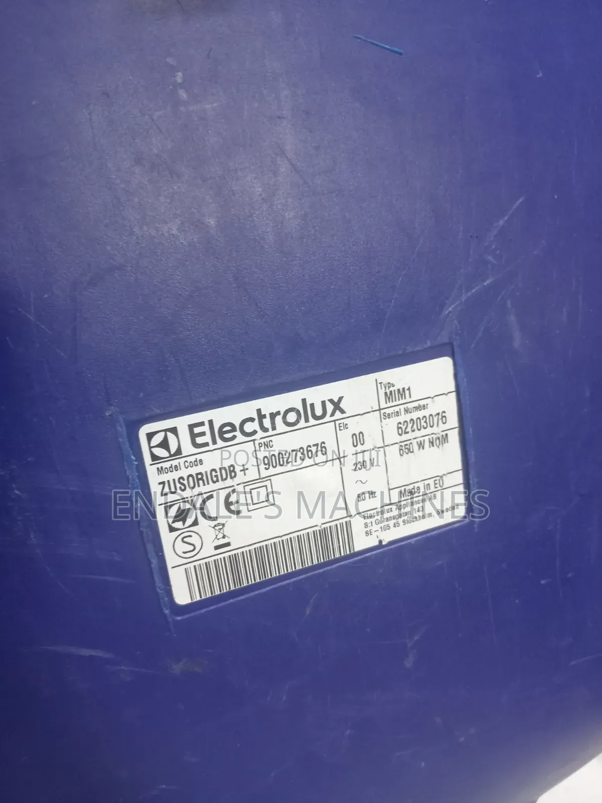 Electrolux Ultrasilencer 650W Vacuum Cleaner