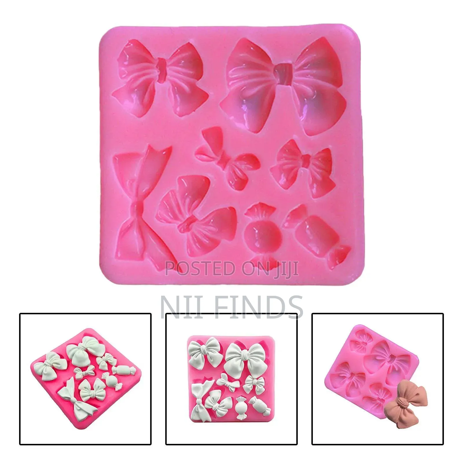 Bows and Lollies Silicone Mold