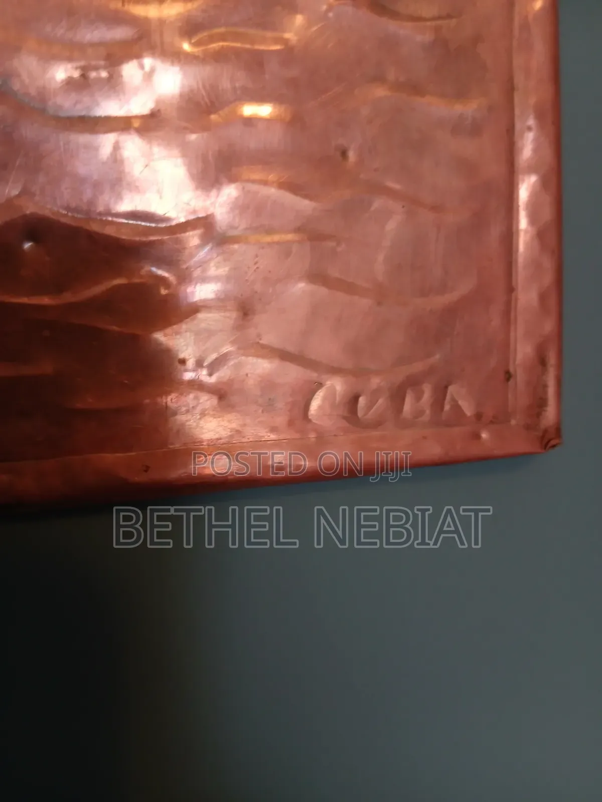 Vintage Hand-Hammered Copper Wall Art