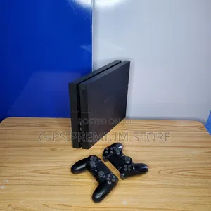 PS4 Fat – 5 ጌሞች ከ2 Joystick ጋር – 6 ወር ዋስትና አለው