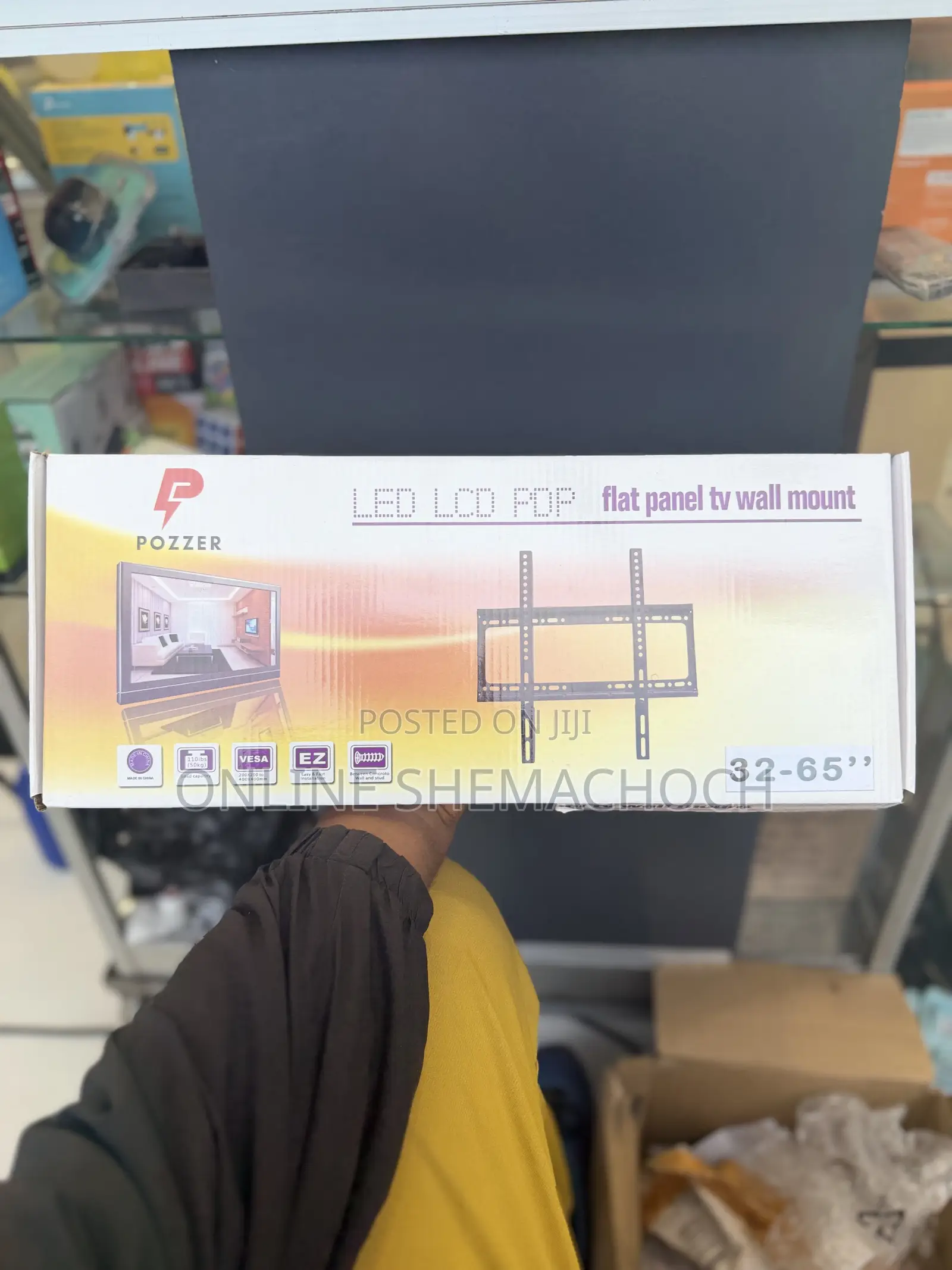 Pozzer Fixed Flat Pannel TV Wall Mount