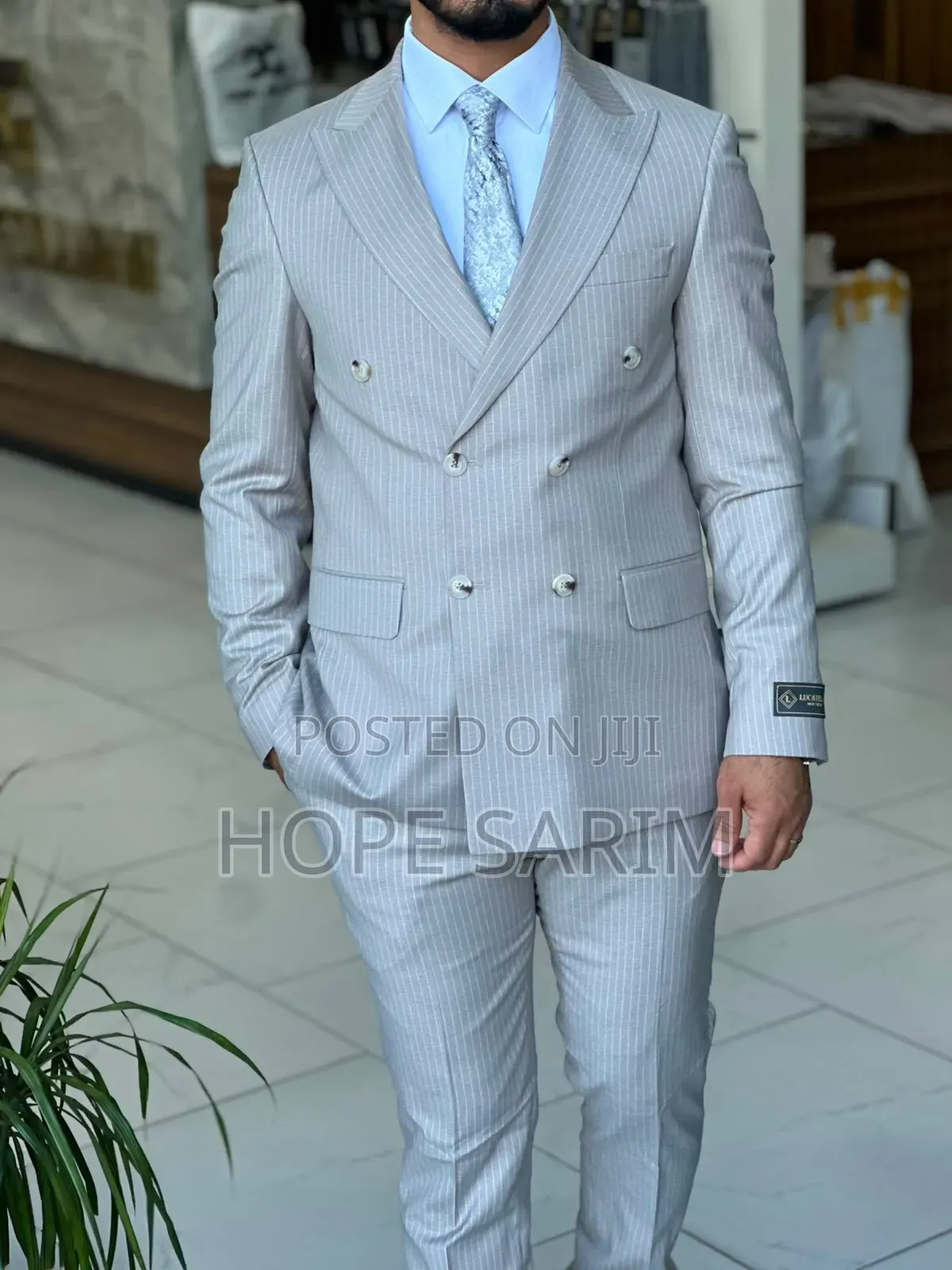 Lucatelli Executive Teal Double-Breasted Suit