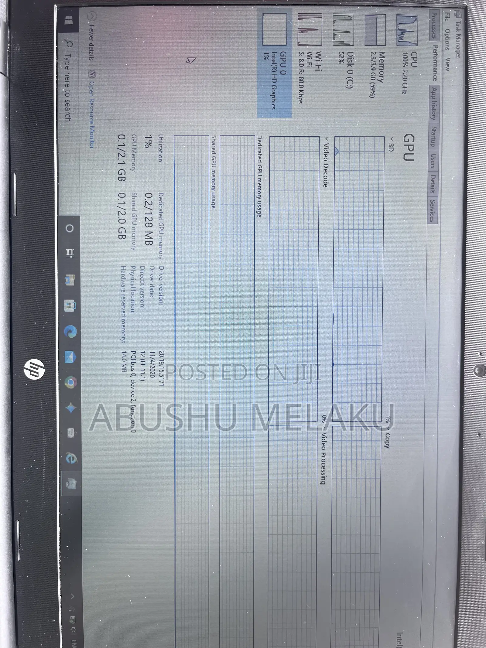 Laptop HP Stream Notebook 4GB Intel Celeron HDD+SSD 500GB