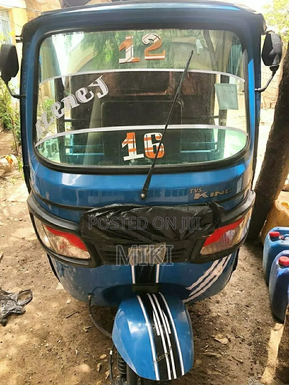TVS King Deluxe Plus iTouch Start 2024 Blue