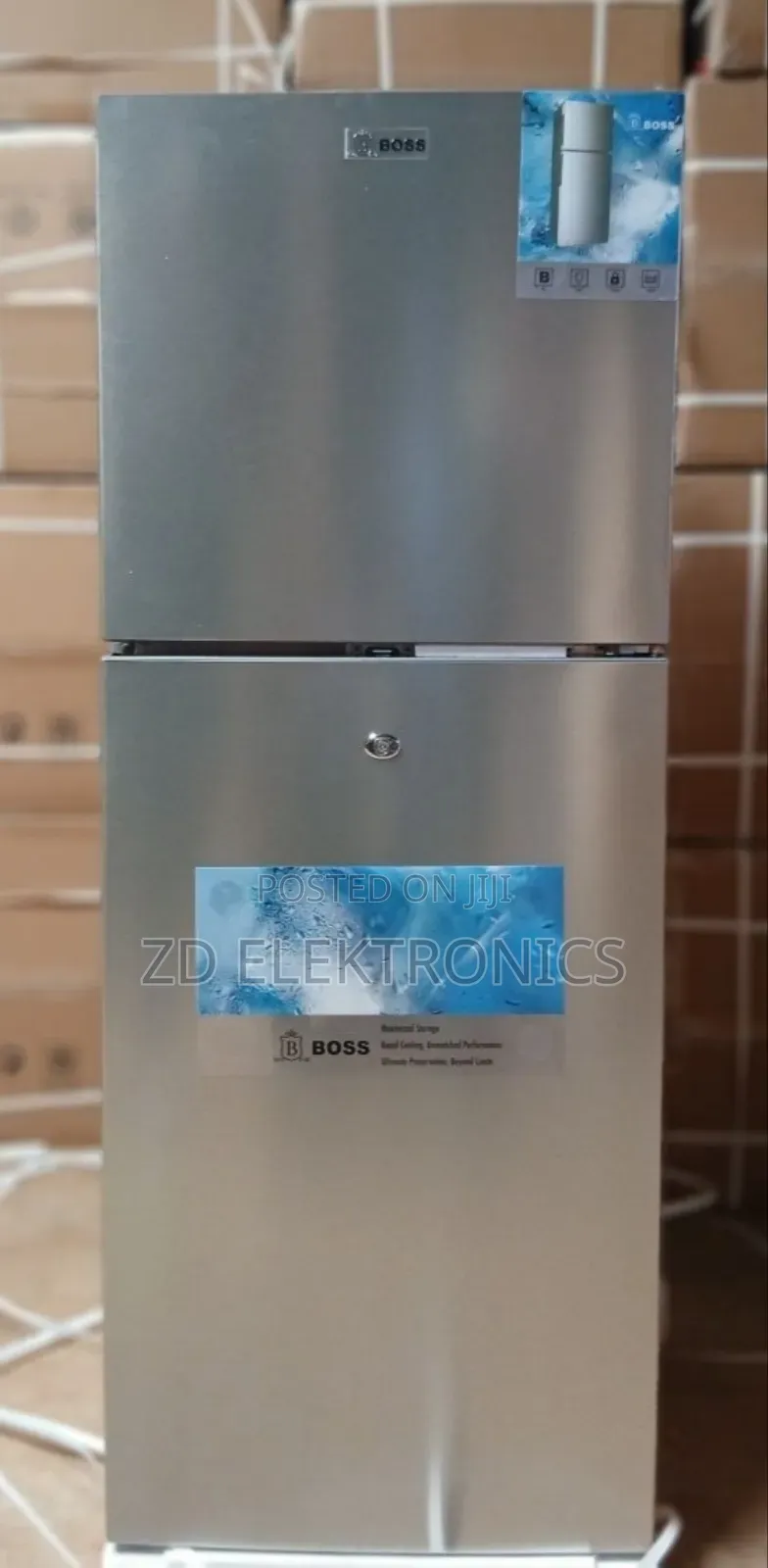 Boss Double Door Refigerator Model 405no Frost Cooling