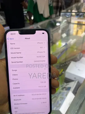 New Apple iPhone 13 128 GB Black