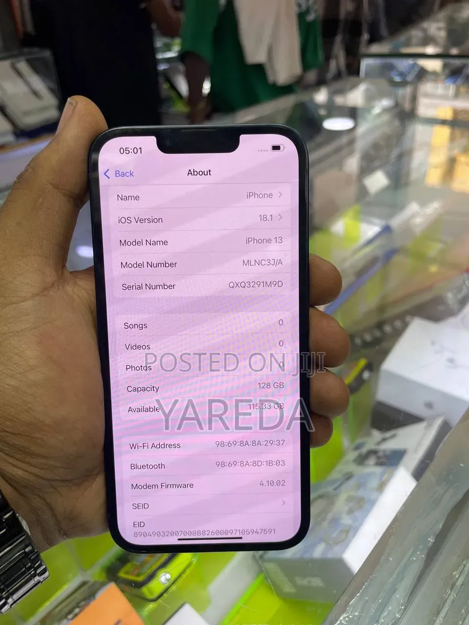 New Apple iPhone 13 128 GB Black