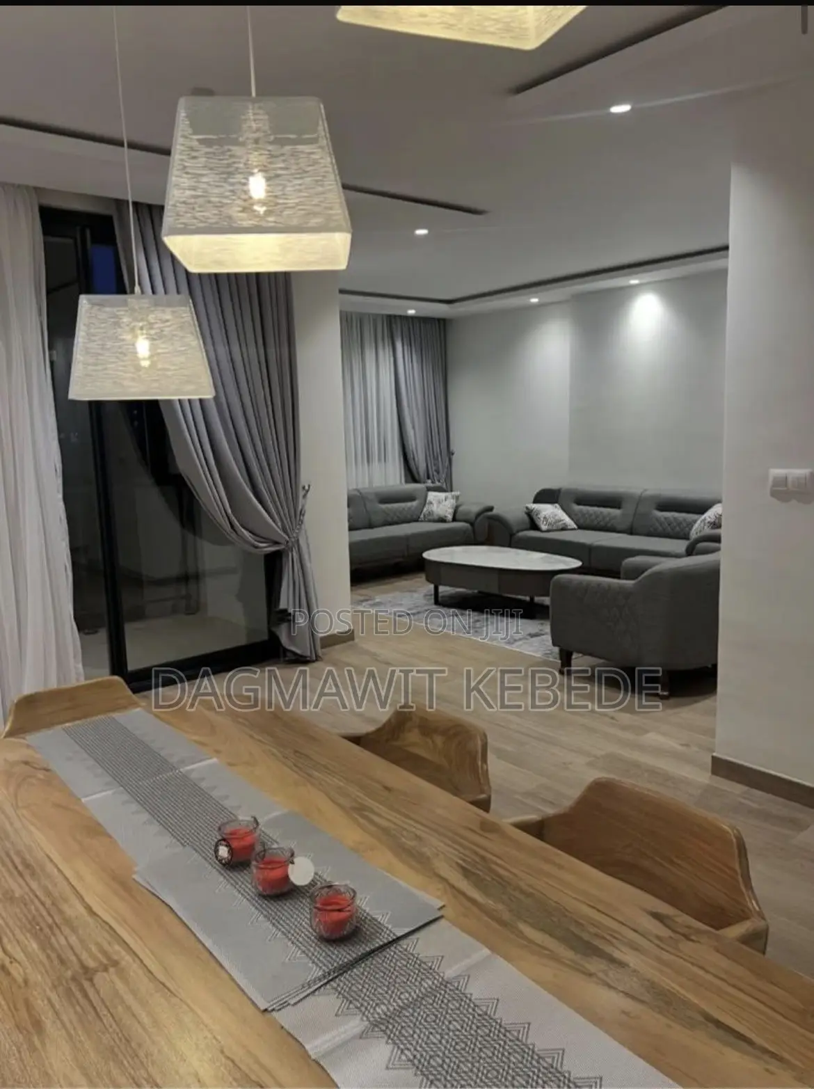 Furnished 4bdrm Apartment in Good Life Real, Bole for rent
