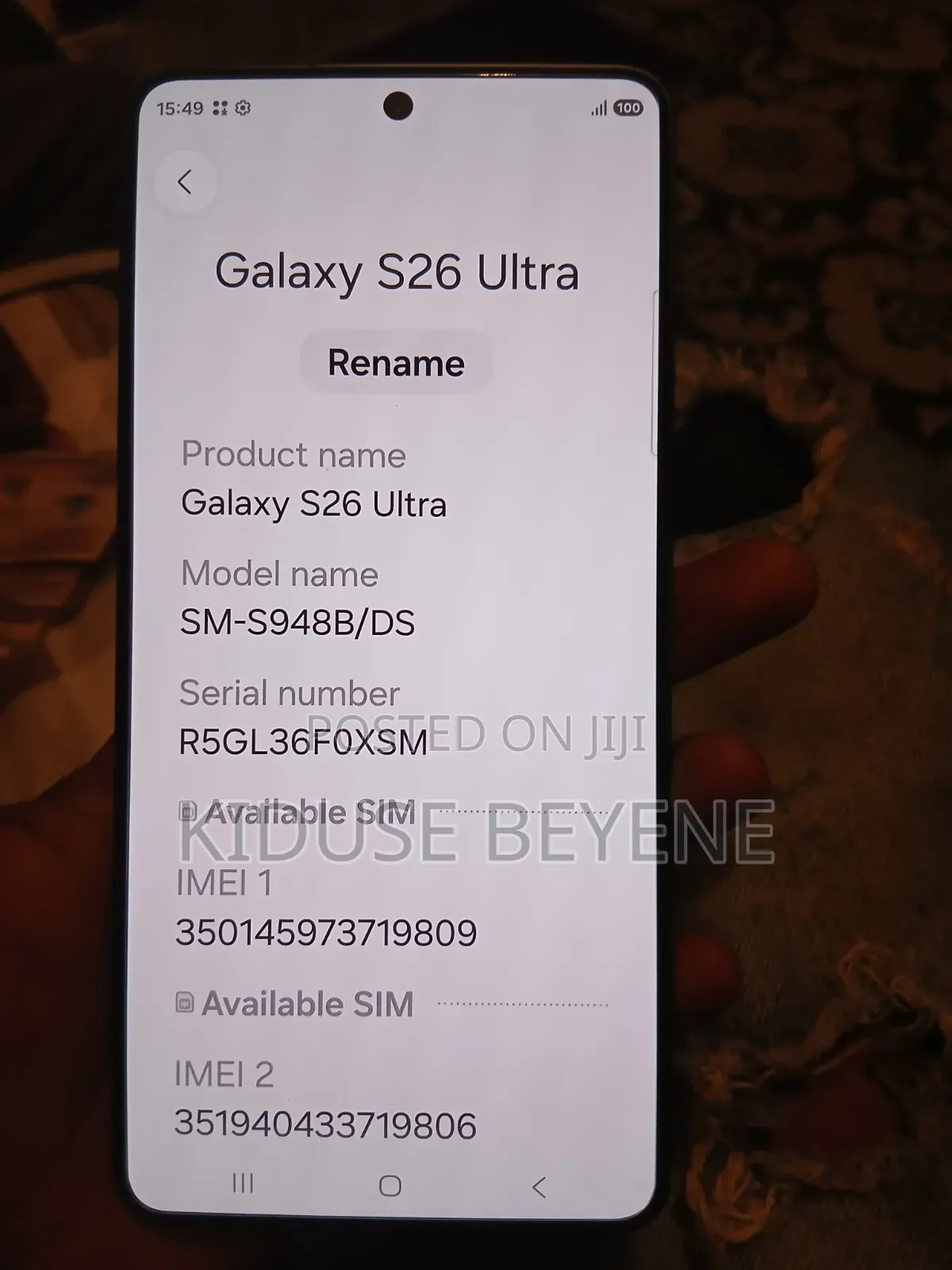 New Samsung Galaxy S25 Ultra 256 GB Black