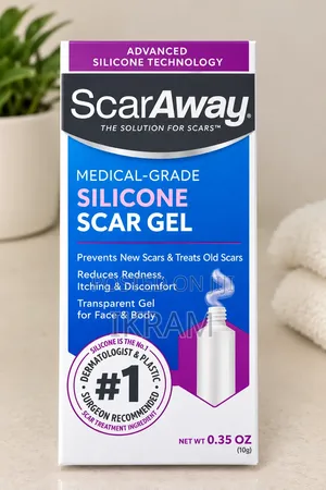 ScarAway Medical-Grade Silicone Scar Gel ጠባሳ ማጥፊያ ክሬም