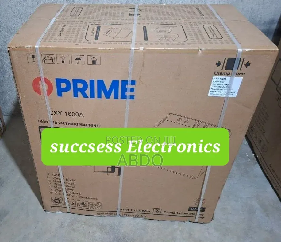 Prime Top Wadhing Mashine 16kg Quality Doubel Moter Adis 2026 Model