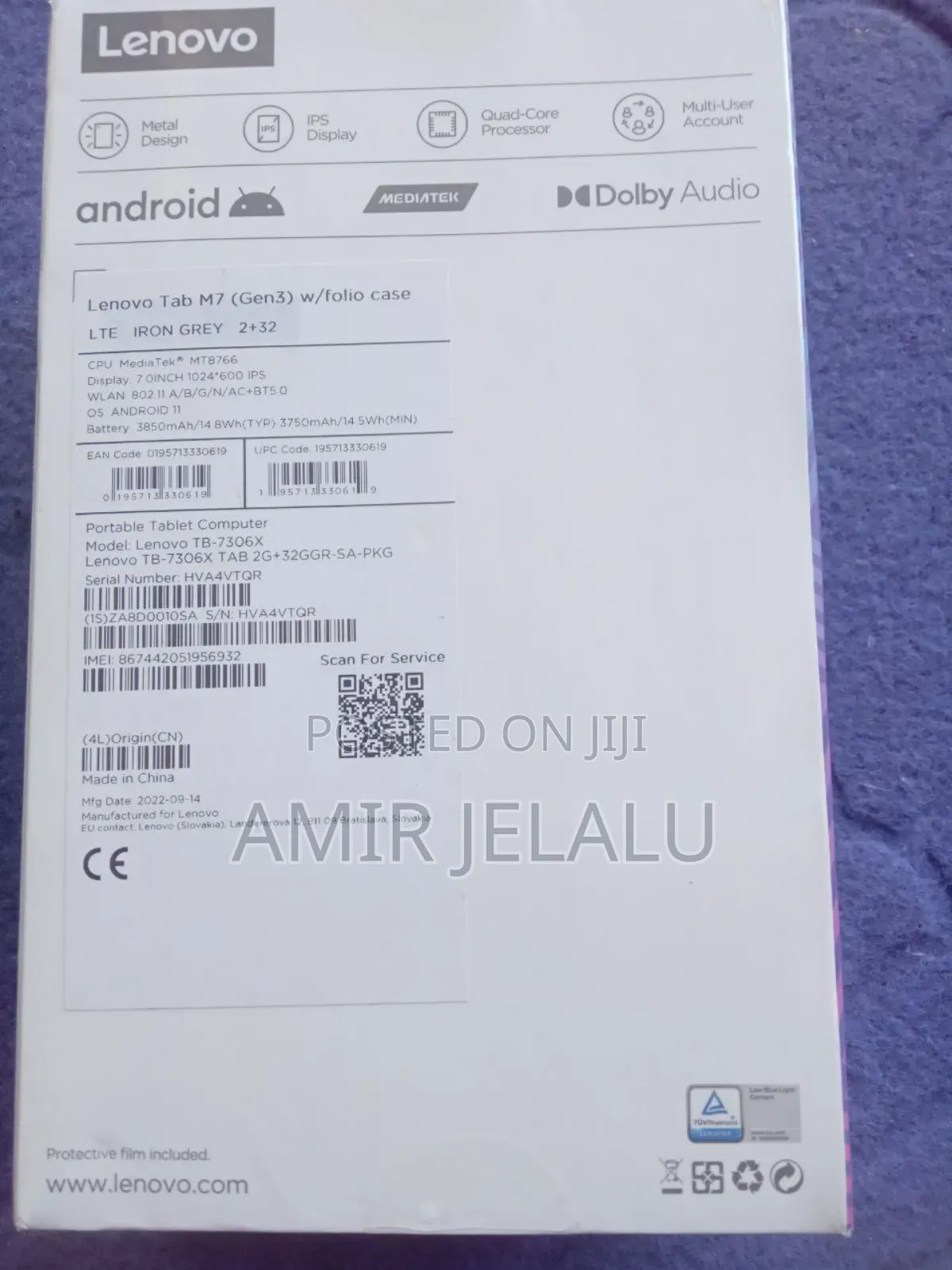 New Lenovo Tab M7 32 GB