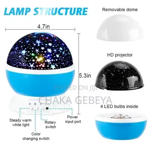 Star Projector Night Light – USB – Free Delivery