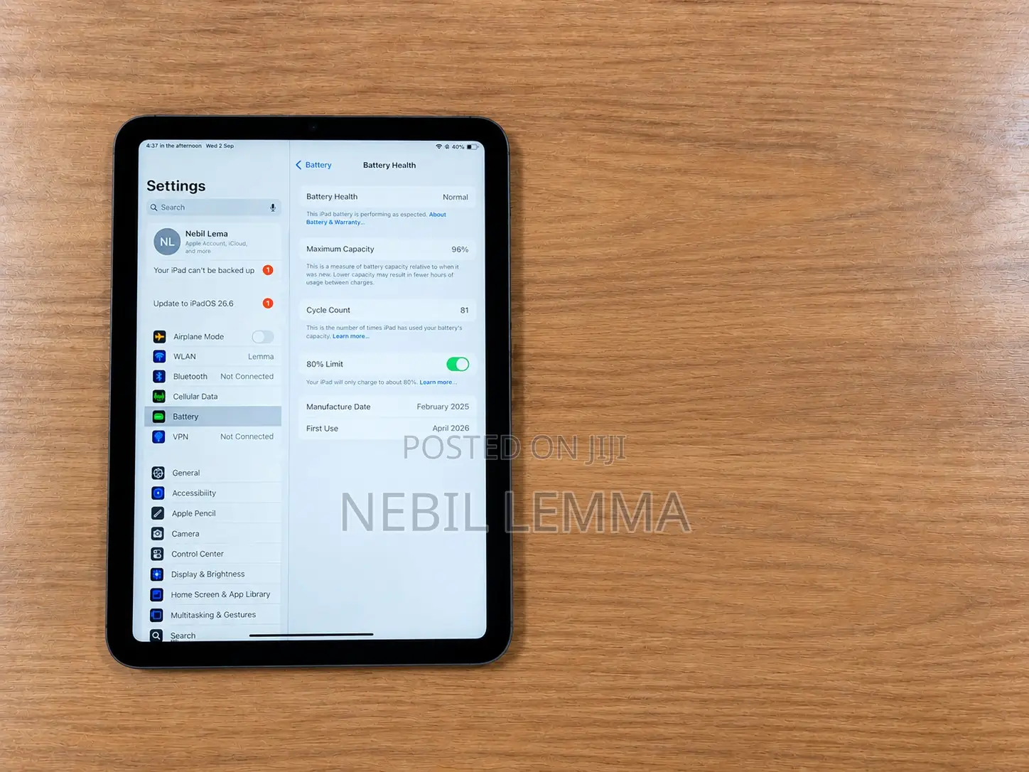 Apple iPad mini (2024) 128 GB Gray
