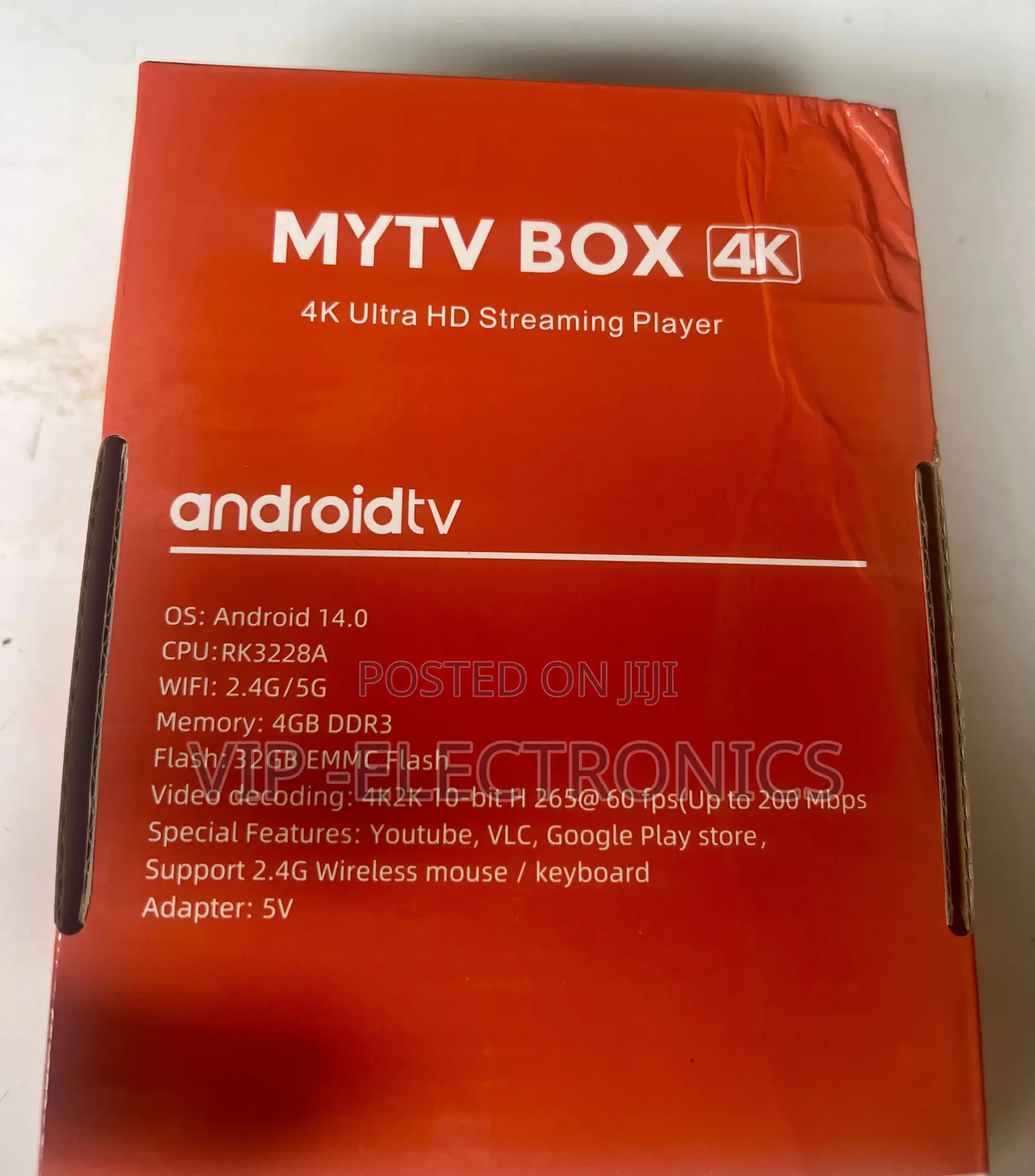 My TV Box Ultra Hd Android 14 – 4gb Ram / 32gb Rom